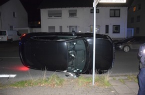 Kreispolizeibehörde Herford: POL-HF: Fahren unter Alkoholeinfluss - Verkehrsunfall auf der Lockhauser Straße