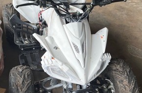 Polizei Paderborn: POL-PB: Polizei sucht Inhaber eines Quads