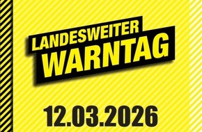 Feuerwehr Bottrop: FW-BOT: Landesweiter Warntag am 12.03.2026