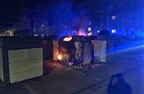 Polizei Mettmann: POL-ME: Altpapiercontainer in Brand gesetzt - die Polizei ermittelt - Velbert - 22071132