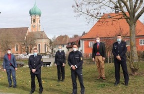 Polizeipräsidium Konstanz: POL-KN: Joachim Metzler ist neuer Leiter des Polizeipostens Allensbach - Manfred Banholzer nach 20 Jahren verabschiedet