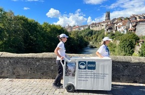 IG saubere Umwelt IGSU: Communiqué: «Fribourg: les ambassadeurs IGSU, à la recherche des points noirs de littering»