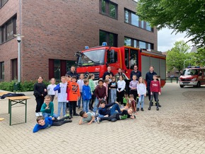 FW-WRN: Brandschutzfrüherziehung der 3. Klassen an der Wiehagenschule