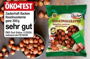 NORMA: ÖKO-TEST zeichnet Haselnüsse von NORMA mit "sehr gut" aus / Top-Ergebnis in der Printausgabe 12/2024 für Discounter NORMA