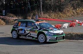 Skoda Auto Deutschland GmbH: Rallye Frankreich: SKODA Werksfahrer Kalle Rovanperä will die Führung in WRC 2 Pro-Kategorie (FOTO)