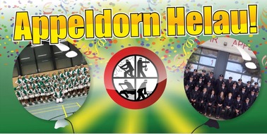 Freiwillige Feuerwehr Kalkar: Feuerwehr Kalkar: Veilchendienstag- Kinderkarnevalsumzug in Appeldorn