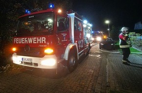 Freiwillige Feuerwehr Gemeinde Schiffdorf: FFW Schiffdorf: Starke Verrauchung im Wohnzimmer: Angenommener Schornsteinbrand endet glimpflich