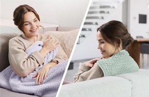 medisana GmbH: Wohlig warm durch die kalte Jahreszeit – die neuen, trendigen medisana Heizdecken und -kissen