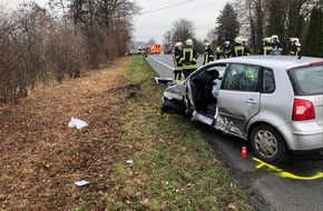 Polizei Coesfeld: POL-COE: Ascheberg, B58 / Unfall im Begegnungsverkehr