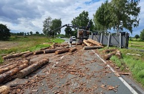 Polizeiinspektion Diepholz: POL-DH: Bassum, Portemonnaies aus Fahrzeugen gestohlen - Burchhausen-Vilsen, LKW Unfall mit beladenen Baumstämmen - Twistringen, Fernseher gestohlen