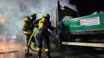 Freiwillige Feuerwehr Celle: FW Celle: Lkw-Brand