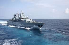 Presse- und Informationszentrum Marine: Fregatte "Brandenburg" kommt aus dem Mittelmeer zurück
