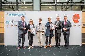 VDI Verein Deutscher Ingenieure e.V.: Konstituierung des Innovationsrats f&uuml;r Deutschland