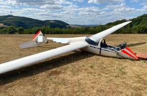 Polizeiinspektion Lauterecken: POL-PILEK: Gl&uuml;ck im Ungl&uuml;ck: Segelflieger st&uuml;rzt ab