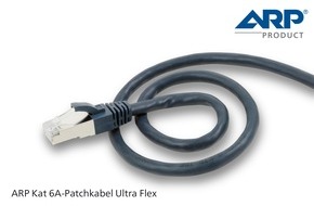 ARP Schweiz AG: Schnell und flexibel: Die neuen Kat 6A-Patchkabel Ultra Flex von ARP (BILD)