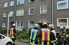 Feuerwehr Essen: FW-E: Zwei Schäferhunde sterben bei Wohnungsbrand in einem Mehrfamilienhaus