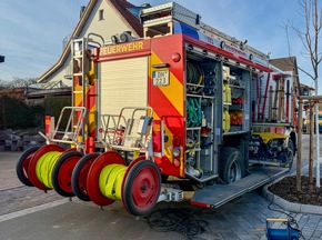 FW Kreuzau: Kellerbrand in Untermaubach Menschenleben in Gefahr /Vollalarm f&uuml;r die Feuerwehr Kreuzau