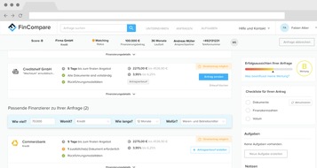 FinCompare GmbH: Umfassender Anbietervergleich bei Gewerbefinanzierungen: FinCompare startet Produkt „Marktblick 2.0“ für Berater