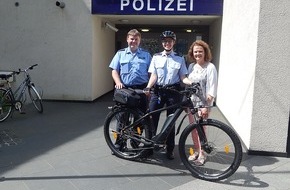 Polizeidirektion Neuwied/Rhein: POL-PDNR: Die Polizei Betzdorf fährt jetzt E-Bike