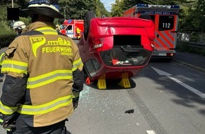 Feuerwehr Herdecke: FW-EN: Schwere Verkehrsunfall am Mittag auf der Straße Herdecker Bach B54