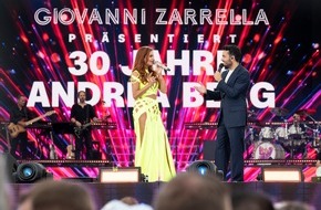 ZDF: 30 Jahre Andrea Berg: Giovanni Zarrella präsentiert im ZDF die Schlager-Party des Sommers