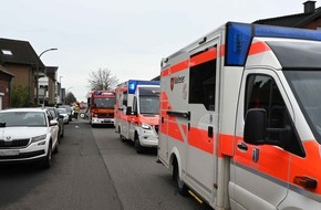 Feuerwehr Pulheim: FW Pulheim: Verletzter nach Verpuffung