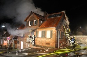 Polizeidirektion Neustadt/Weinstraße: POL-PDNW: Brand eines Einfamilienhauses in Esthal - ERSTMELDUNG