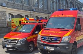 Feuerwehr Dresden: FW Dresden: Informationen zum Einsatzgeschehen von Feuerwehr und Rettungsdienst in der Landeshauptstadt Dresden vom 18. Mai 2024