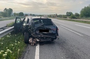Polizeidirektion Landau: POL-PDLD: A65 Edenkoben - Unfall durch Nichtbeachten des nachfolgenden Verkehrs