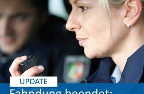 Polizei Mettmann: POL-ME: Vermisste wohlbehalten angetroffen - Erkrath - 2411034