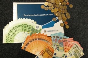 Bundespolizeidirektion Sankt Augustin: BPOL NRW: "Ich heiße Bubbi": Bundespolizei nimmt frechen Ausreißer mit 3163 Euro Bargeld in Gewahrsam