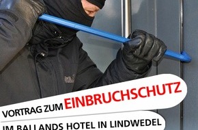 Polizeiinspektion Heidekreis: POL-HK: Lindwedel: Vortrag zum Thema Einbruchschutz
