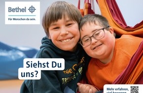 Bodelschwinghsche Stiftungen Bethel: Bethel stellt Inklusion in den Mittelpunkt / Lukas und Max sind Teil der deutschlandweiten Plakatkampagne