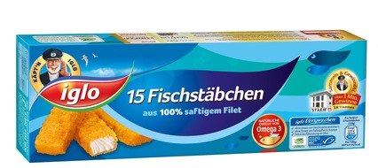 iglo Deutschland: iglo Fischstäbchen schmecken - und das schon seit 55 Jahren / Eine Erfolgsgeschichte (FOTO)