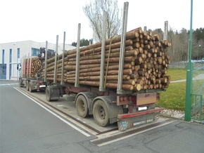 POL-PPTR: Zahl der überladenen Holztransporte erschreckend ansteigend