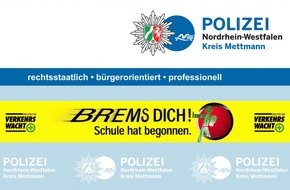 Polizei Mettmann: POL-ME: Rechtzeitige Vorbereitungen auf den Schulbeginn 2019 - Kreis Mettmann - 1908044