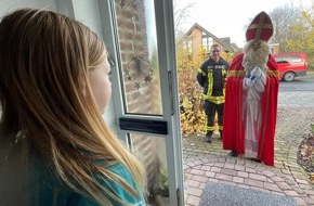 Freiwillige Feuerwehr der Stadt Goch: FF Goch: Der Nikolaus macht Hausbesuche