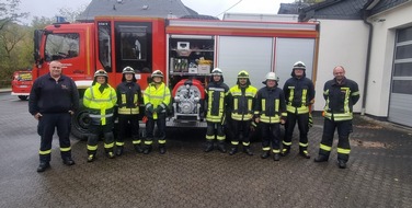 Feuerwehr Kirchhundem : FW-OE: Erfolgreicher Maschinisten-Lehrgang in Kirchhundem abgeschlossen