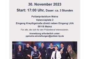 Polizeipräsidium Mainz: POL-PPMZ: Mainz, Bewerbungstraining für den Polizeiberuf