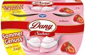 Danone DACH: Sommergenuss aus dem Kühlregal: Der beliebte Klassiker Dany Sahne bringt erneut seine fruchtigen Sommerkreationen auf den Tisch (mit Bild)