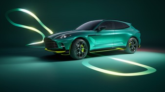 Aston Martin vereint in dem einzigartigen DBX707 AMR24 seine überragende Rennsporthistorie der Formel 1® mit dem Supersportwagen unter den SUV