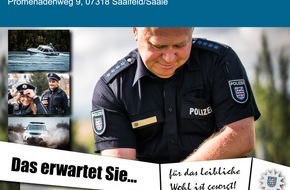 Landespolizeiinspektion Saalfeld: LPI-SLF: Einladung zum Tag der offenen Tür der Saalfelder Polizei am 09.09.2023