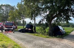 Polizeiinspektion Wilhelmshaven/Friesland: POL-WHV: Verkehrsunfall mit drei leicht verletzten Personen in Bockhorn