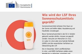 Markt&uuml;berwachung: EU strebt ethischere Pr&uuml;fungen von Sonnenschutzmitteln an