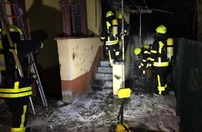 Feuerwehr Frankfurt am Main: FW-F: Feuer an einem Vereinsheim im Gallus