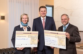 PricewaterhouseCoopers GmbH Wirtschaftsprüfungsgesellschaft: Spenden statt schenken - PwC spendet 200.000 Euro (FOTO)
