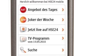 HSE: HSE24 wird mobil / Homeshopping-Spezialist launcht mit HSE24 mobile weitere Verkaufsplattform (mit Bild)