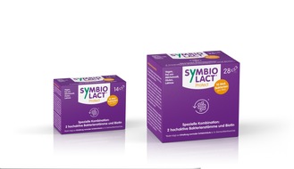SymbioPharm GmbH: Neuer Look - gleicher Inhalt: Der Milchsäurebakterien-Klassiker SymbioLact® mit neuem Design