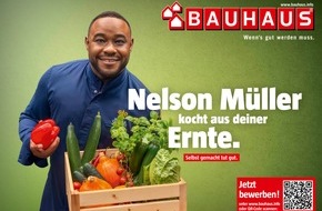 Bauhaus AG: "Selbst gemacht tut gut" mit BAUHAUS: Aktionen und inspirierende Persönlichkeiten machen Kampagne zum Fest der Sinne