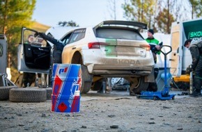 Skoda Auto Deutschland GmbH: Nachhaltigkeit bei Škoda Motorsport: Fabia RS Rally2 nutzt 100% fossilfreien Kraftstoff in der WRC2